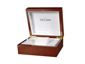 Delma Heritage Chronograph Automatik Uhr, Silber, 43 mm, 41601.728.6.061