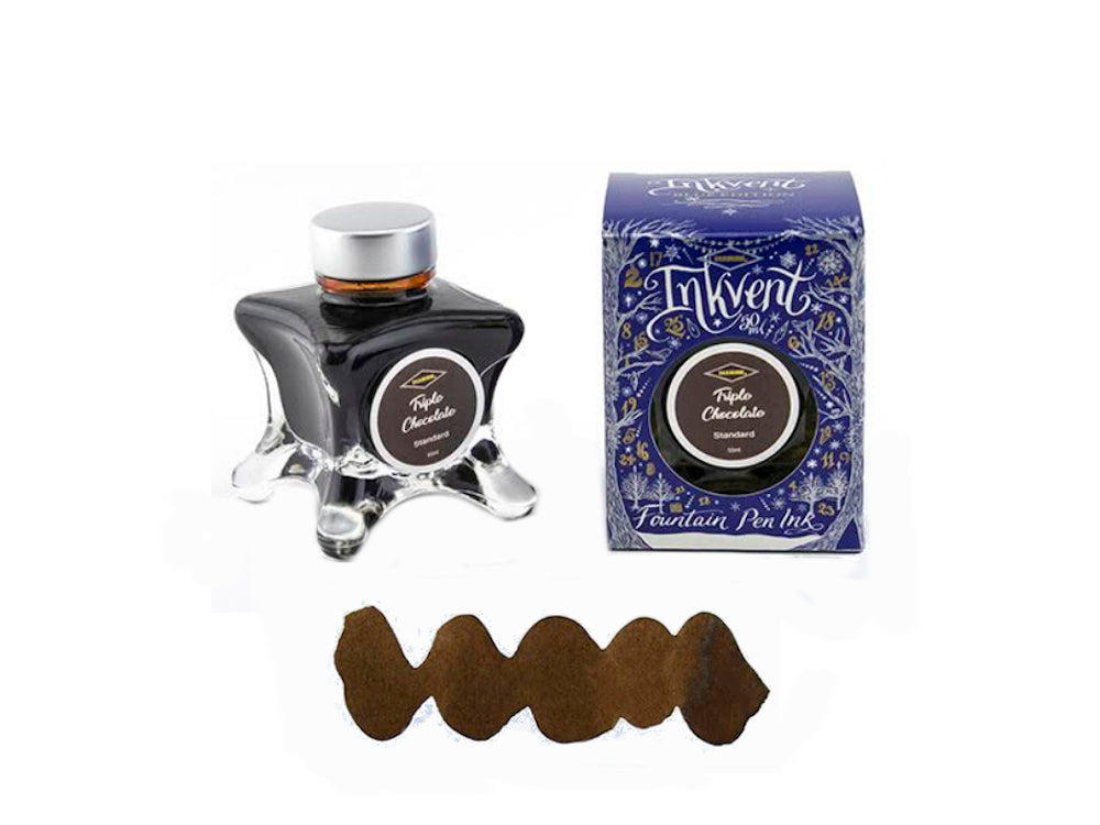 Diamine Tintenfass Triple Chocolate, Ink Vent Blue, 50ml, Braun