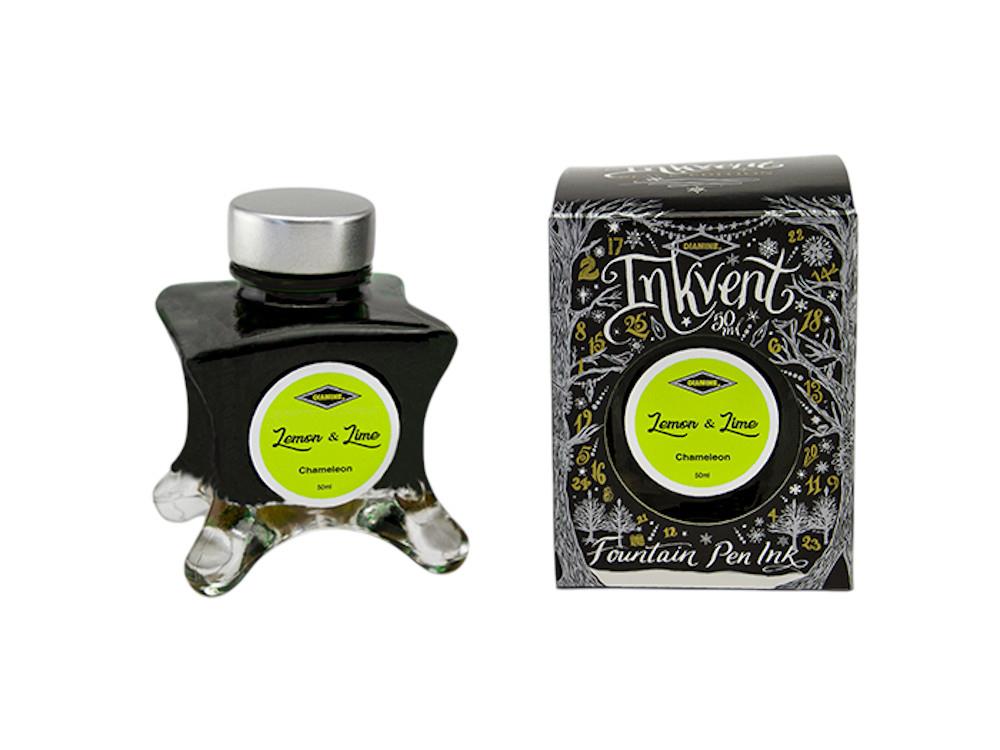 Diamine Ink Vent Black Chamaelon Lemon Lime Tintenfass, 50ml, Gelb