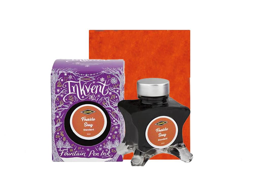 Diamine Tintenfass Fireside Snug Ink Vent Purple, 50ml, Standard, Orange