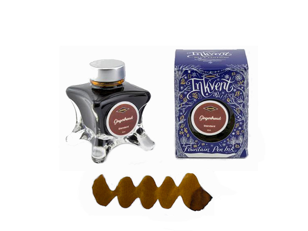 Diamine Tintenfass Gingerbread, Ink Vent Blue, 50ml, Golden Brown
