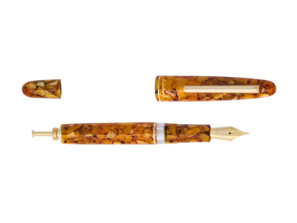 Esterbrook Estie Honeycomb Füllfederhalter, Piston, Vergoldet, E1426