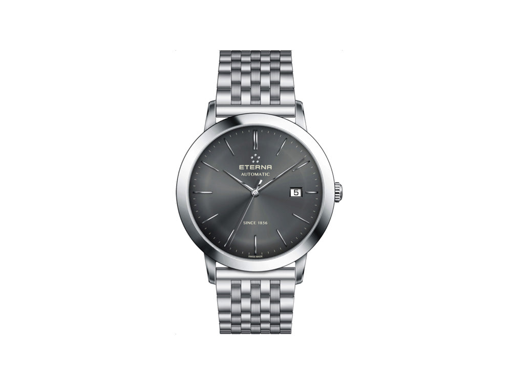 Eterna Eternity Gent Automatik Uhr, SW 200-1, Grau, 40mm, 2700.41.50.1736