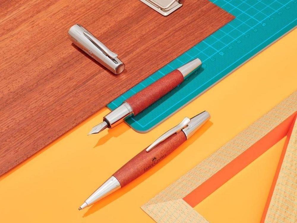 Faber-Castell E-Motion Füllfederhalter, Holz, Braun, 148200