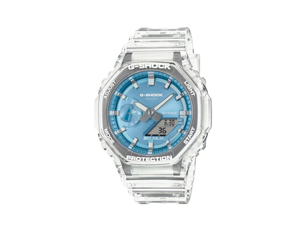 G-SHOCK Casio Classic Bright Metallic Quartz Uhr, Blau, GA-2100BM-7A2ER