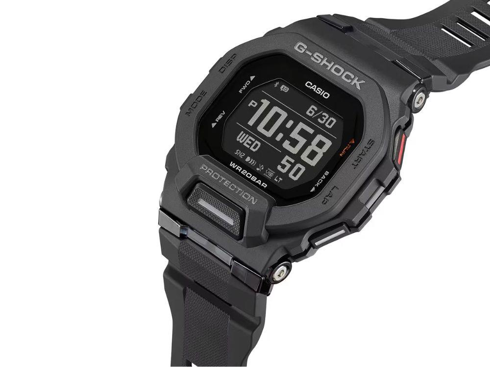 G-SHOCK Casio G-Squad Quartz Uhr, Harz, Schwarz, GBD-200-1ER
