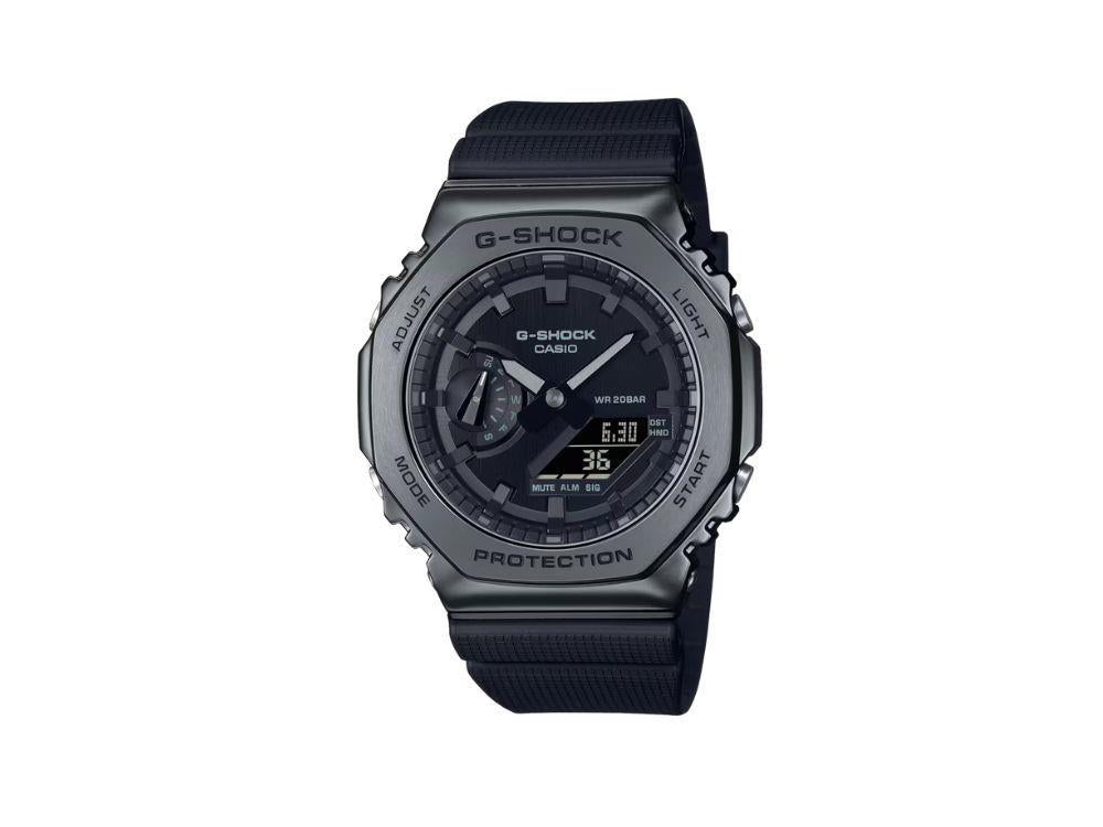 G-SHOCK Casio G-Steel Quartz Uhr, Schwarz, 49.3mm × 44.4mm, GM-2100BB-1AER