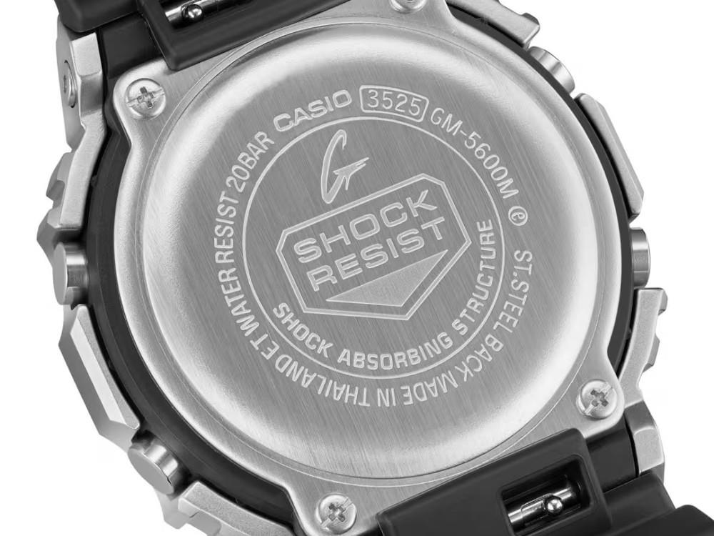 G-SHOCK Casio G-Steel Quartz Uhr, Schwarz, Chronograph, GM-5600M-1ER