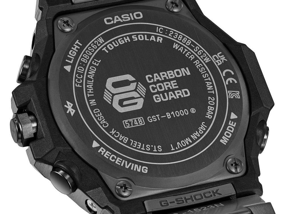 G-SHOCK Casio G-Steel Quartz Uhr, Schwarz, GST-B1000BD-1AER