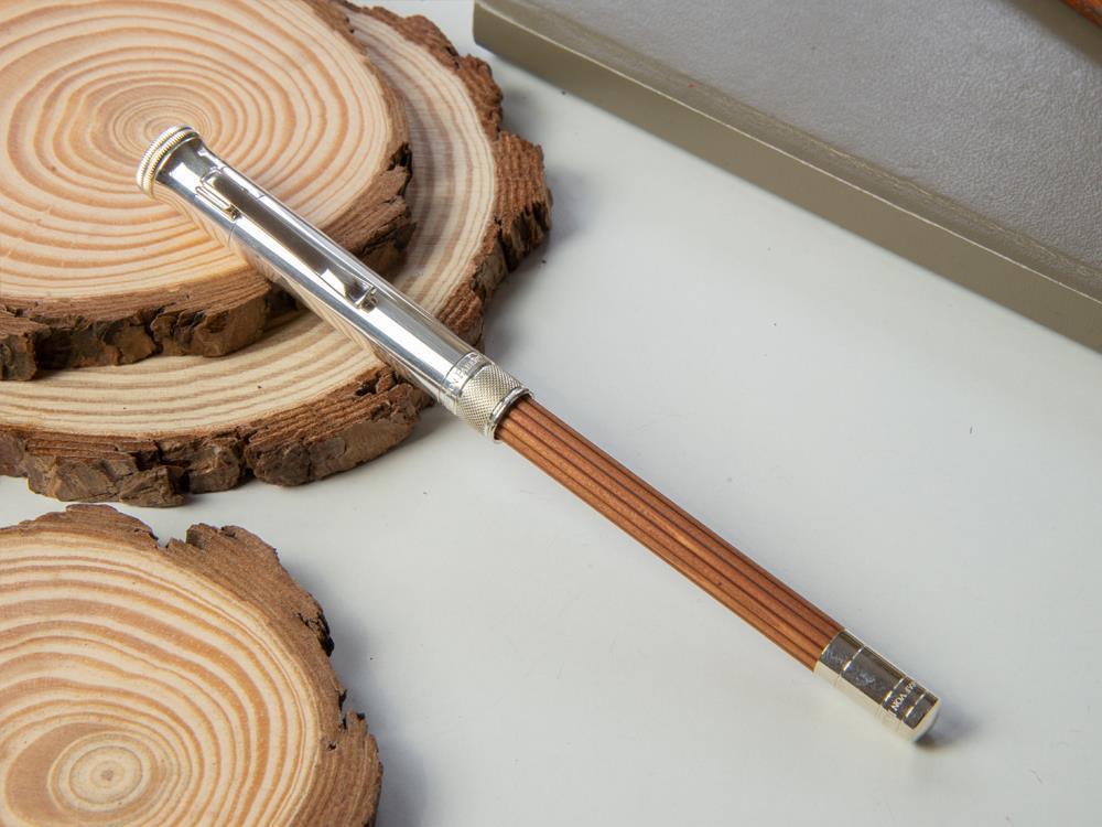 Graf von Faber-Castell Perfekte Bleistift, 925 Silber Akzenten, Braun, 118566