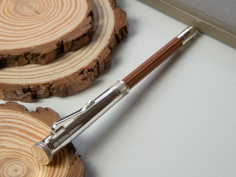 Graf von Faber-Castell Perfekte Bleistift, 925 Silber Akzenten, Braun, 118566