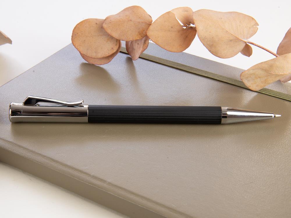 Graf von Faber-Castell Tamitio Minenbleistift, Metalle, Kanneliert , Schwarz