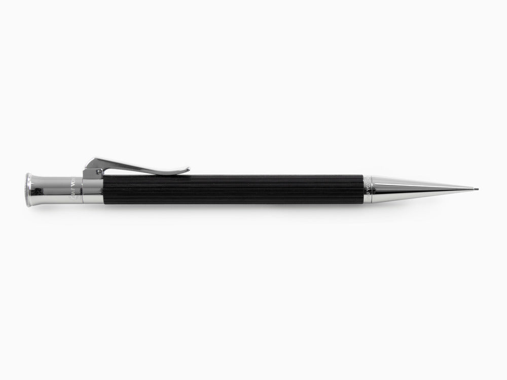 Graf von Faber-Castell Classic Minenbleistift, Ebenholz, Platinierte, 0.7 mm