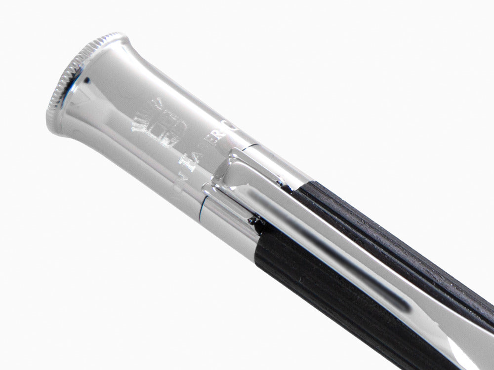 Graf von Faber-Castell Classic Minenbleistift, Ebenholz, Platinierte, 0.7 mm