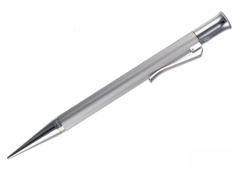 Graf von Faber-Castell Guilloche Minenbleistift, Rhodinierte Beschläge, 0.7 mm