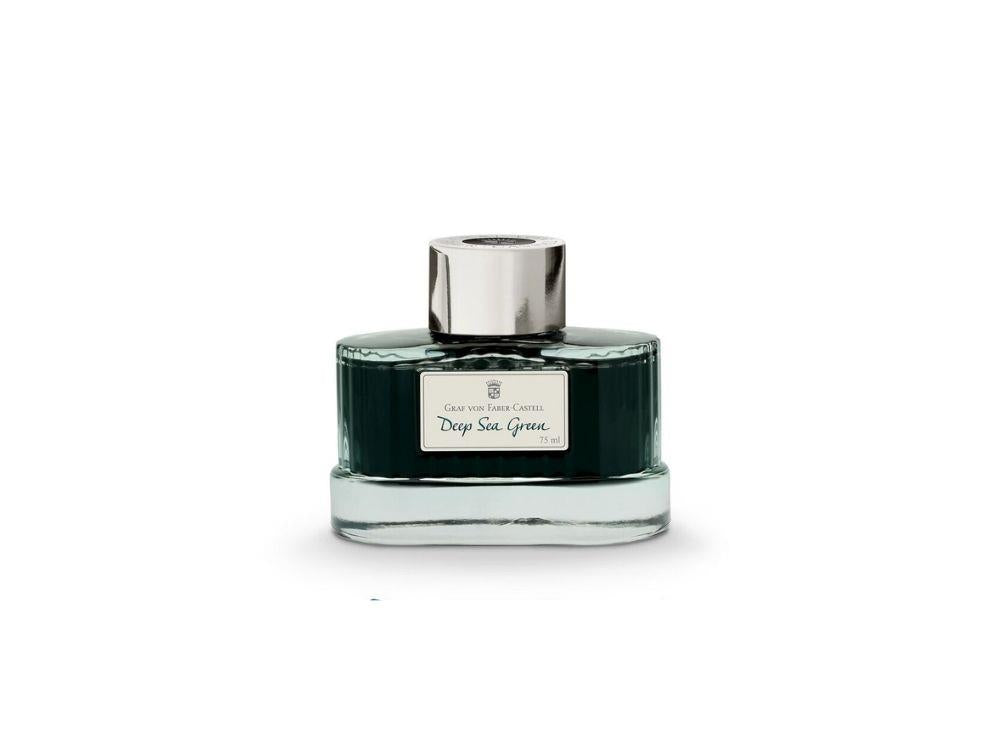 Graf von Faber-Castell Tintenfass Deep Sea Green, 75ml., 141008