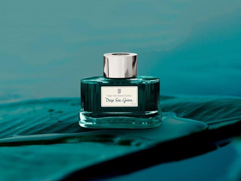 Graf von Faber-Castell Tintenfass Deep Sea Green, 75ml., 141008