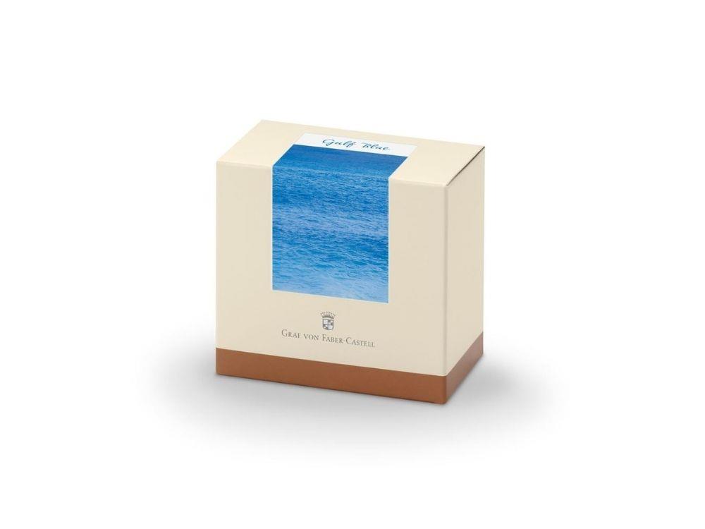 Graf von Faber-Castell Tintenfass Gulf Blue, 75ml., 141018