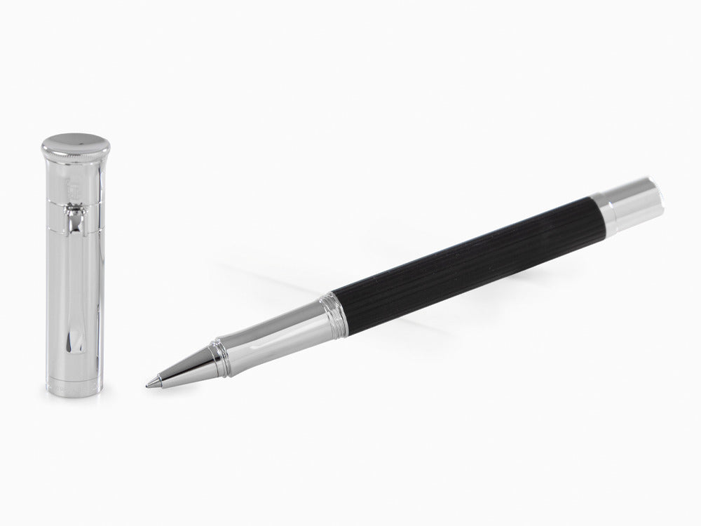 Graf von Faber-Castell Classic Roller, Ebenholz, Platinierte Beschläge,145511