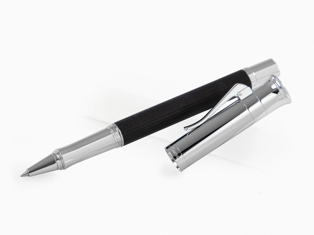Graf von Faber-Castell Classic Roller, Ebenholz, Platinierte Beschläge,145511