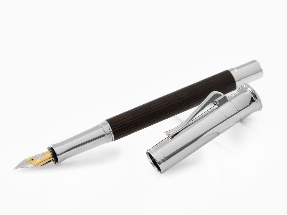 Graf von Faber-Castell Classic Füller, Grenadill-Holz, Platinierte