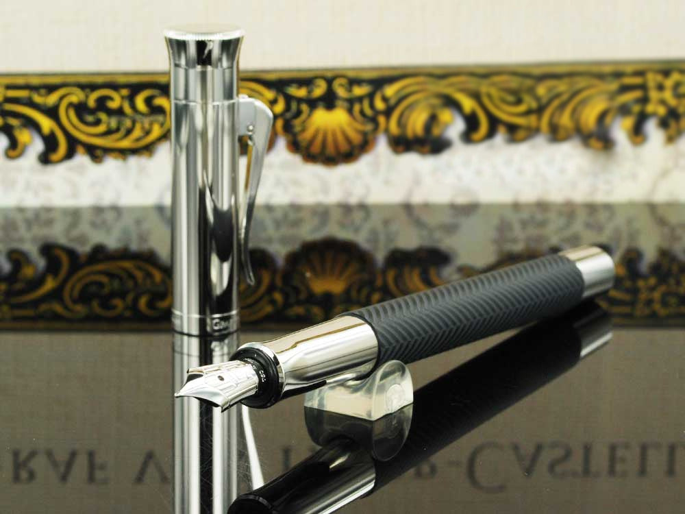 Graf von Faber-Castell Guilloche Ciselé Füller, Anthrazit, 146700