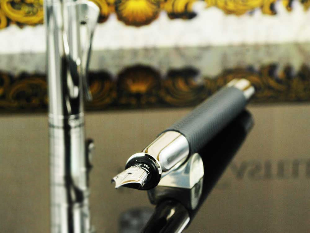 Graf von Faber-Castell Guilloche Ciselé Füller, Anthrazit, 146700
