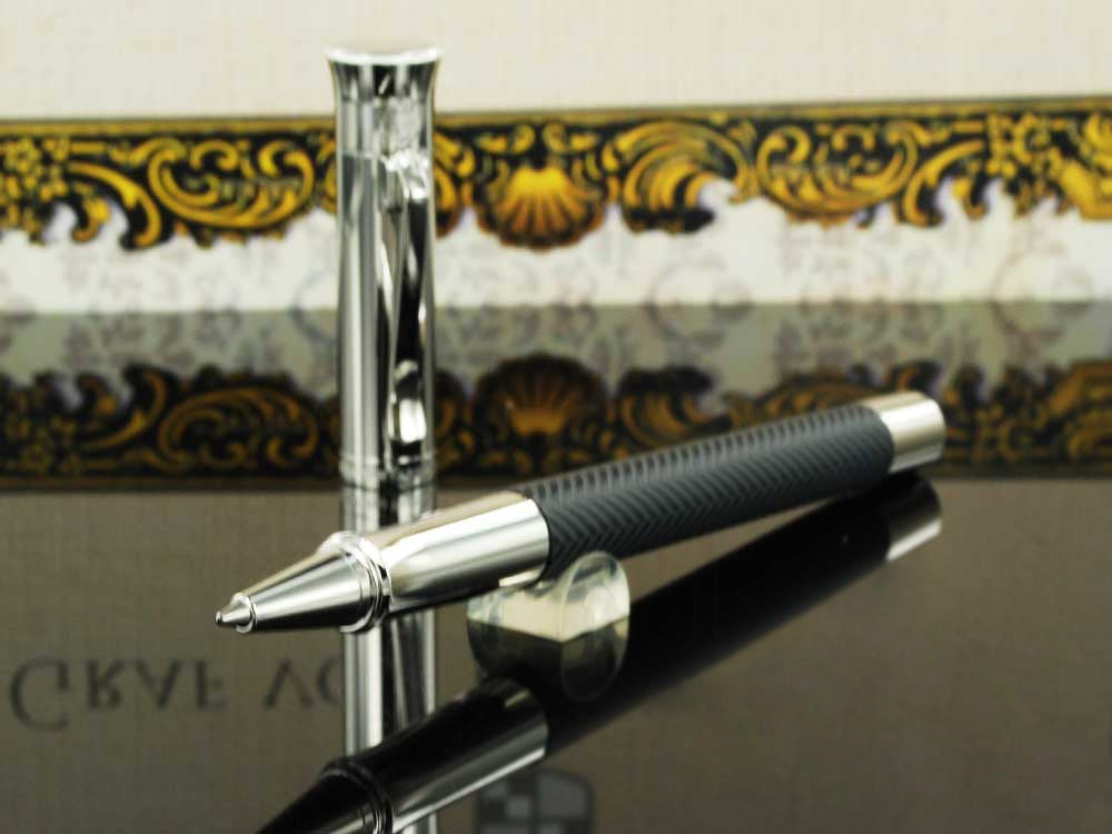 Graf von Faber-Castell Guilloche Ciselé Roller, Anthrazit, 146710