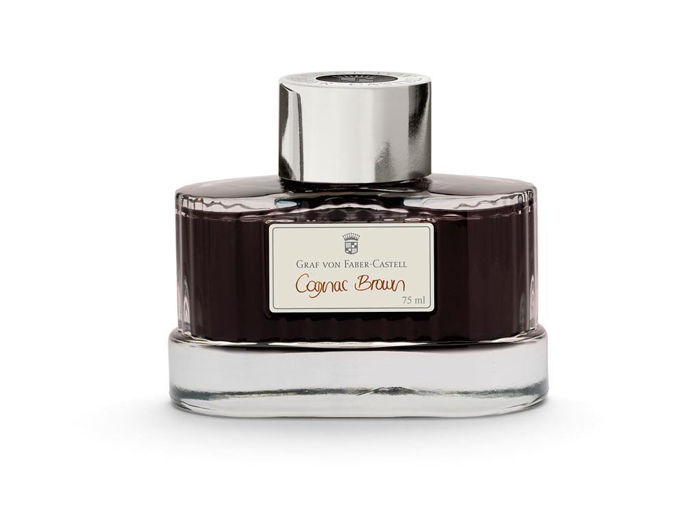 Graf von Faber-Castell Tintenfass Cognac, 75ml, T141016
