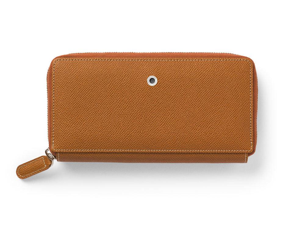 Graf von Faber-Castell Epsom Brieftasche, Kognak, Leder, 14 Karten, 118962