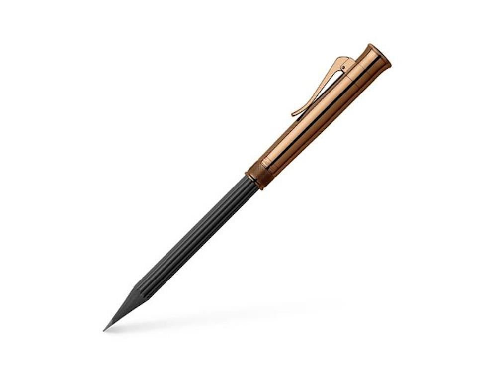 Graf von Faber-Castell Bleistift Holz Brown Edition, Kanneliert , Schwarz 118536