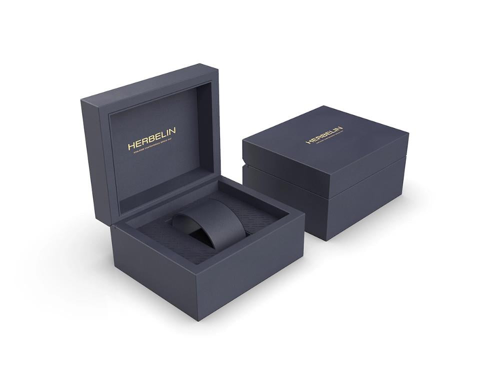 Herbelin Cap Camarat Quartz Uhr, Blau, 40.5 mm, 12245B25