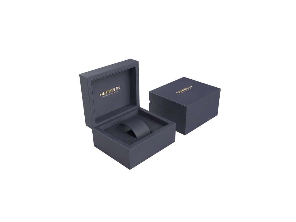 Herbelin Newport Slim Phase De Lune Quartz Uhr, 41.5 mm, 12722AP15