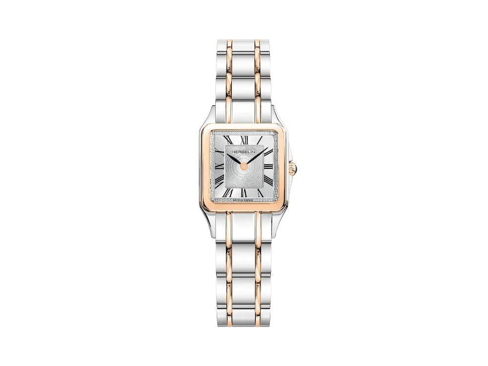 Herbelin Luna Quartz Uhr, Edelstahl , Silber, 24 mm, 17457BTR01