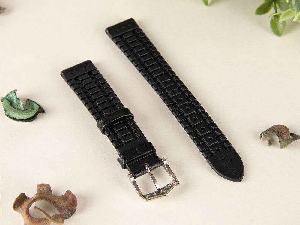 Hirsch James Performance Collection Band, Schwarz, 18 mm, 0925002050-2-18