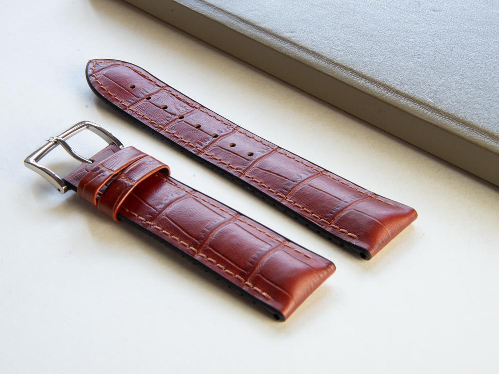 Hirsch Paul Performance Collection Band, Goldbraun, 22 mm, 0925028070-2-22