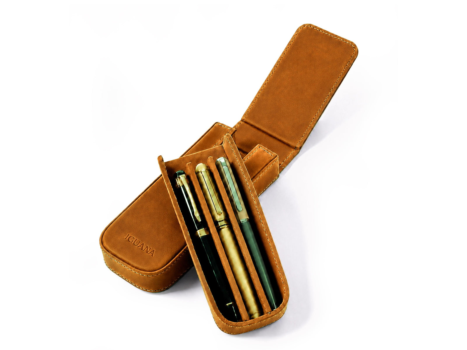 Iguana Stifteetu Camel für 3 Schreibaufgaben, PEN-CASE-CAMEL-3