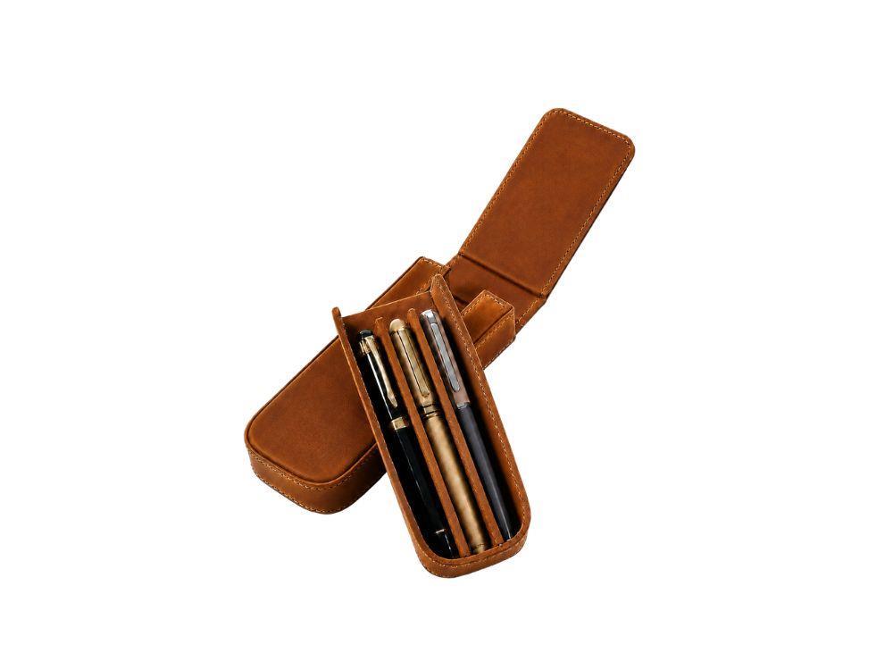 Iguana Stifteetu Camel für 3 Schreibaufgaben, PEN-CASE-CAMEL-3
