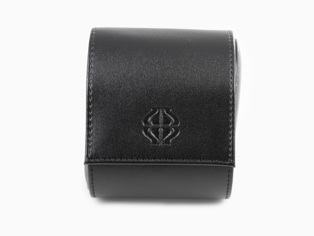 Iguana Uhrenkasten, Vegane Leder, Schwarz, 1 Uhr, WATCH-ROLL