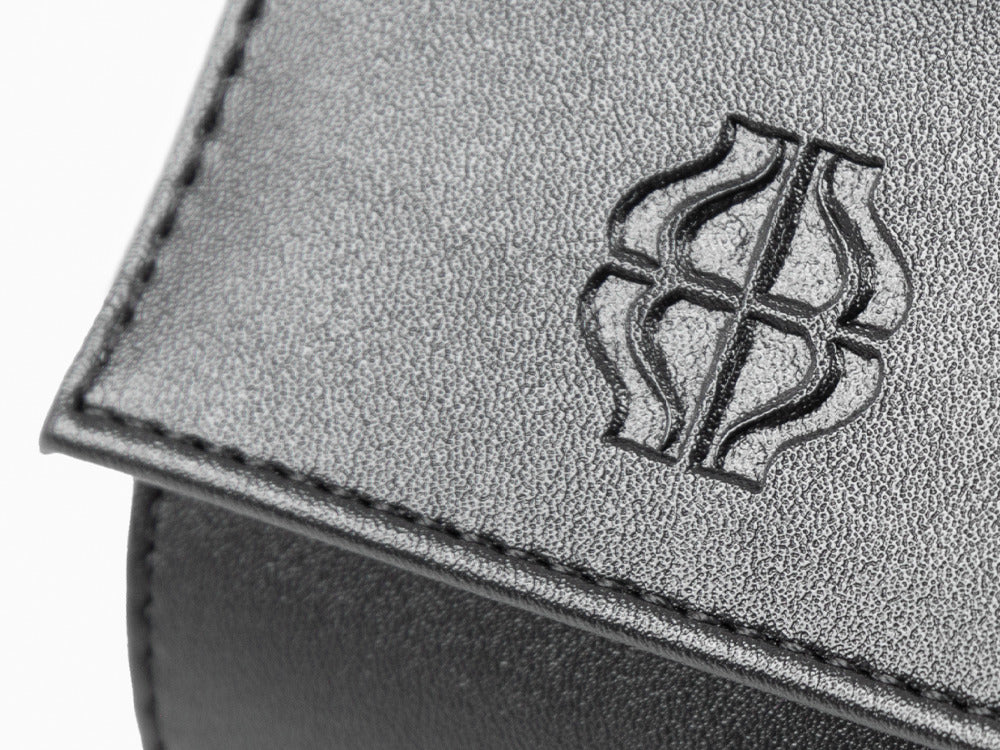 Iguana Uhrenkasten, Vegane Leder, Schwarz, 1 Uhr, WATCH-ROLL