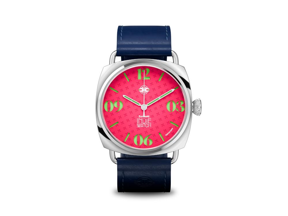 Indie Watch Zermatt Automatik Uhr, Rose, 44 mm, 31Y