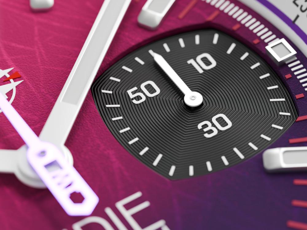 Indie Watch Strum Quartz Uhr, Rose, 42 mm, Chronograph, 521Z