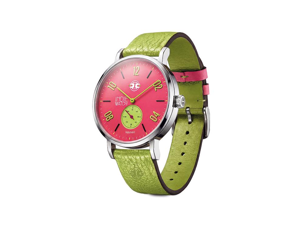 Indie Watch Kayseri Quartz Uhr, Edelstahl 316L , Rose, 38 mm, 76K