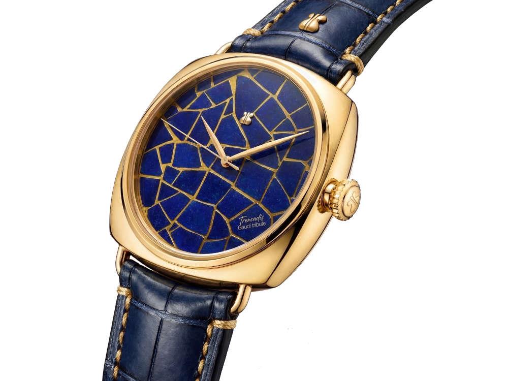 Indie Watch Trencadís Lapislázuli Automatik Uhr, Blau, 44 mm, TRDISLAP01