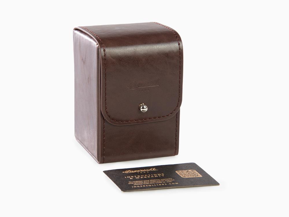 Ingersoll Catalina Automatik Uhr, Edelstahl 316L, 44 mm, Blau, I11801