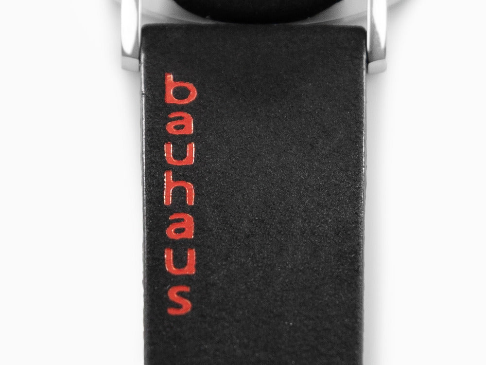 Bauhaus Quartz Uhr, Silber, 41 mm, Tag, 2112-1