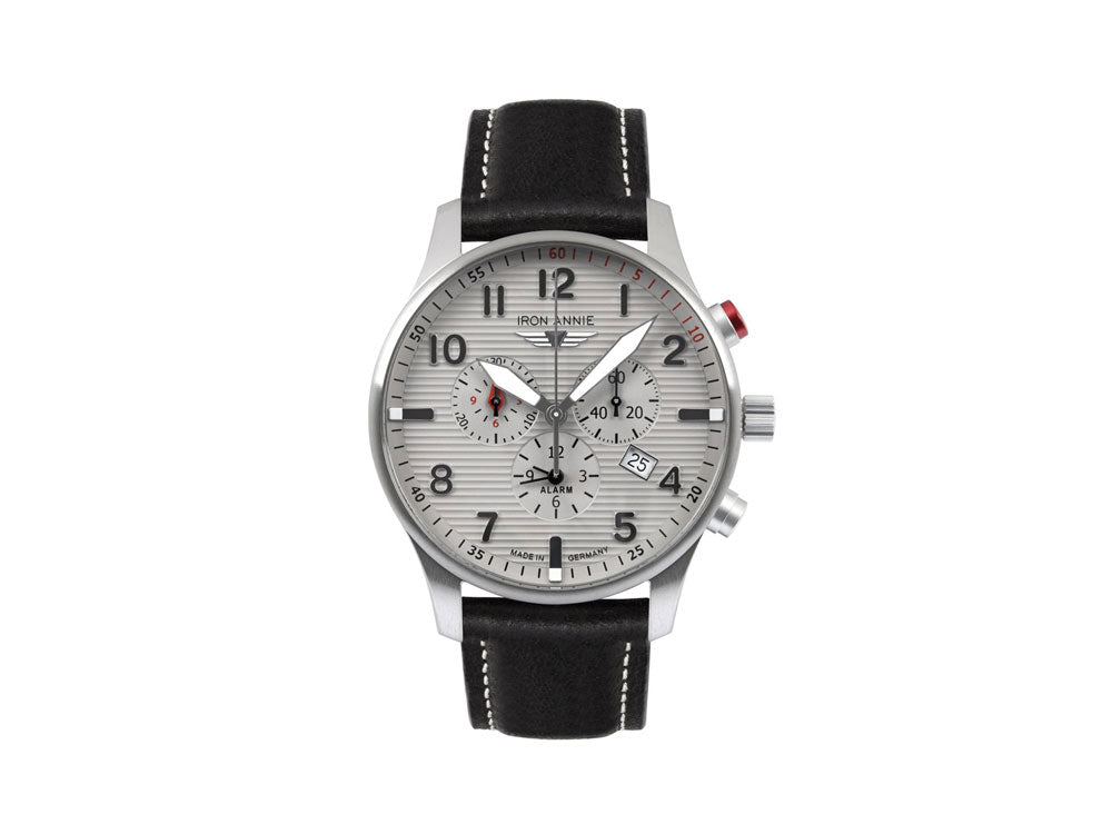 Iron Annie D-Aqui Quartz Uhr, Grau, 42 mm, Alarm, Chronograph, Tag, 5684-4