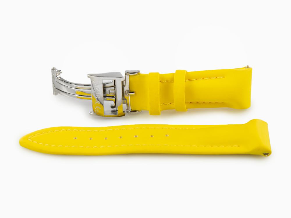 Jacob & Co Armband, Kautschuk, Gelb, 20 mm., PY20