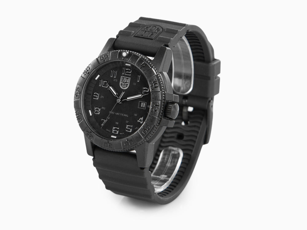 Luminox Leatherback Sea Turtle Giant 0320 Quartz Uhr, Schwarz, Kohlenstoff, 44mm