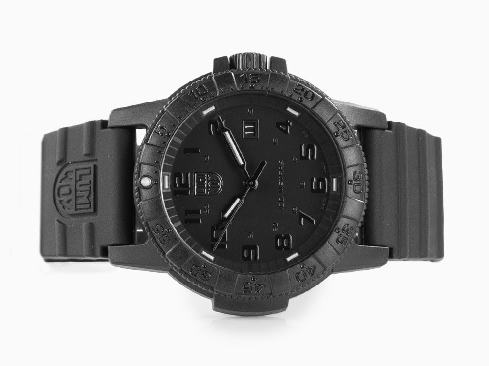 Luminox Leatherback Sea Turtle Giant 0320 Quartz Uhr, Schwarz, Kohlenstoff, 44mm